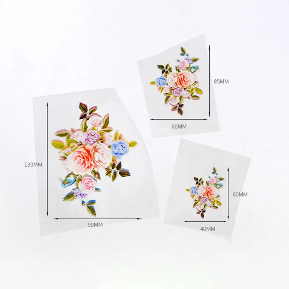 Bijounique Etagère stickers rozenprint 3-delig