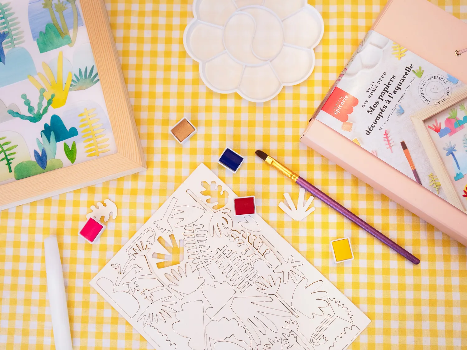 La Petite Epicerie Home Déco aquarel knutselset papier