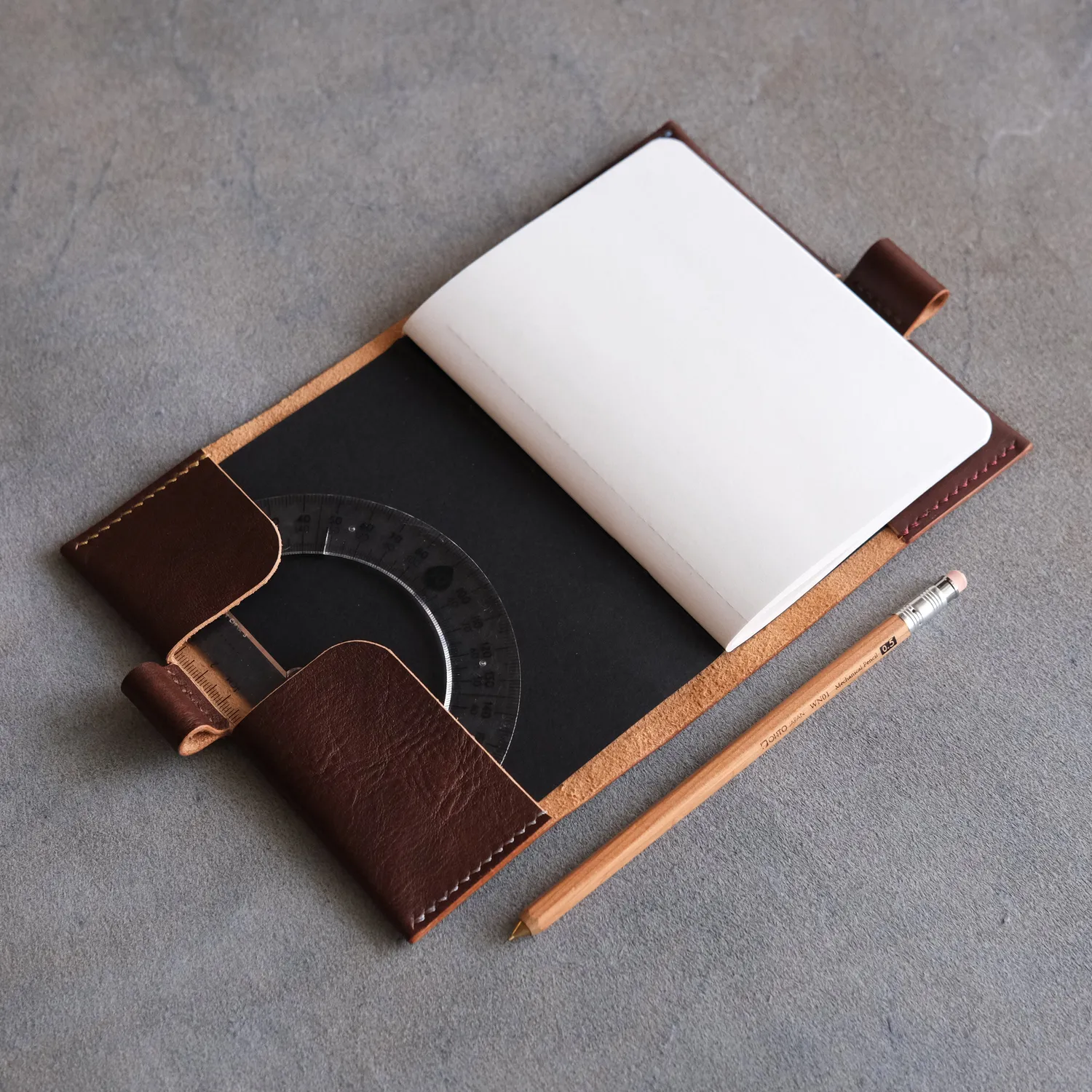 Leather House Maker Notebook Cover patroon PDF A6