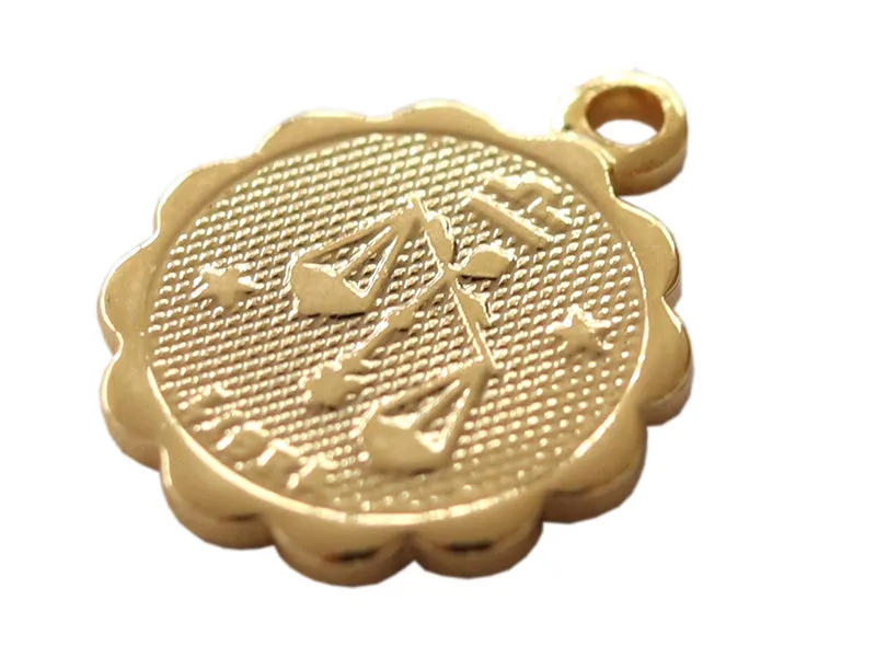 La Petite Epicerie Balance medaille hanger verguld Weegschaal