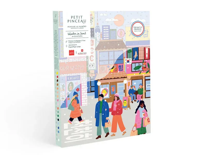 La Petite Epicerie Petit Pinceau Winter in Seoul schilderen op nummer