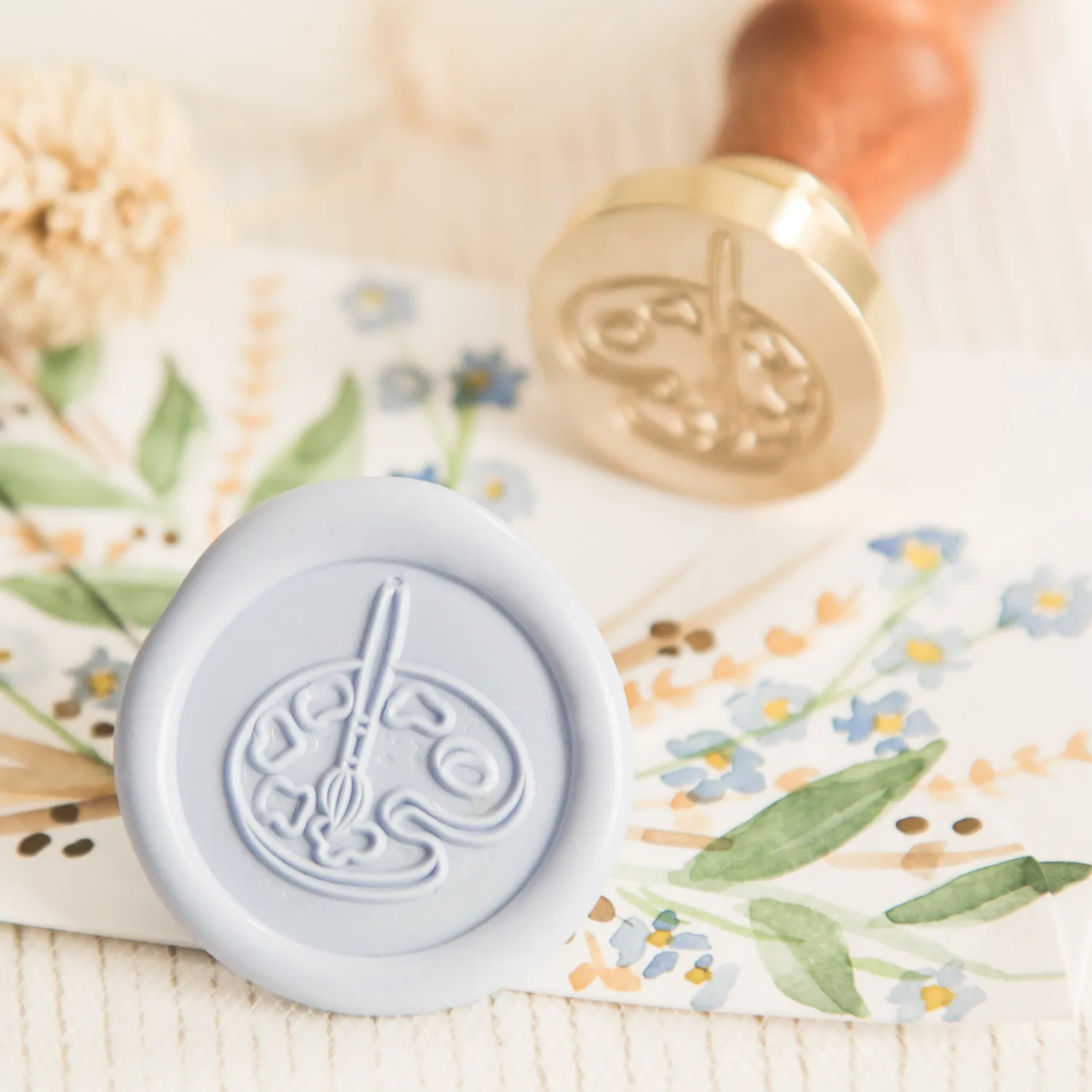 Jessy at Sea Paint Palette wax seal stempel 25 mm