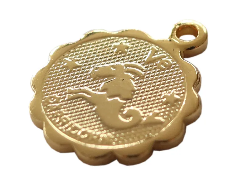 La Petite Epicerie Astro Capricorne medaille hanger goud 1,2 cm