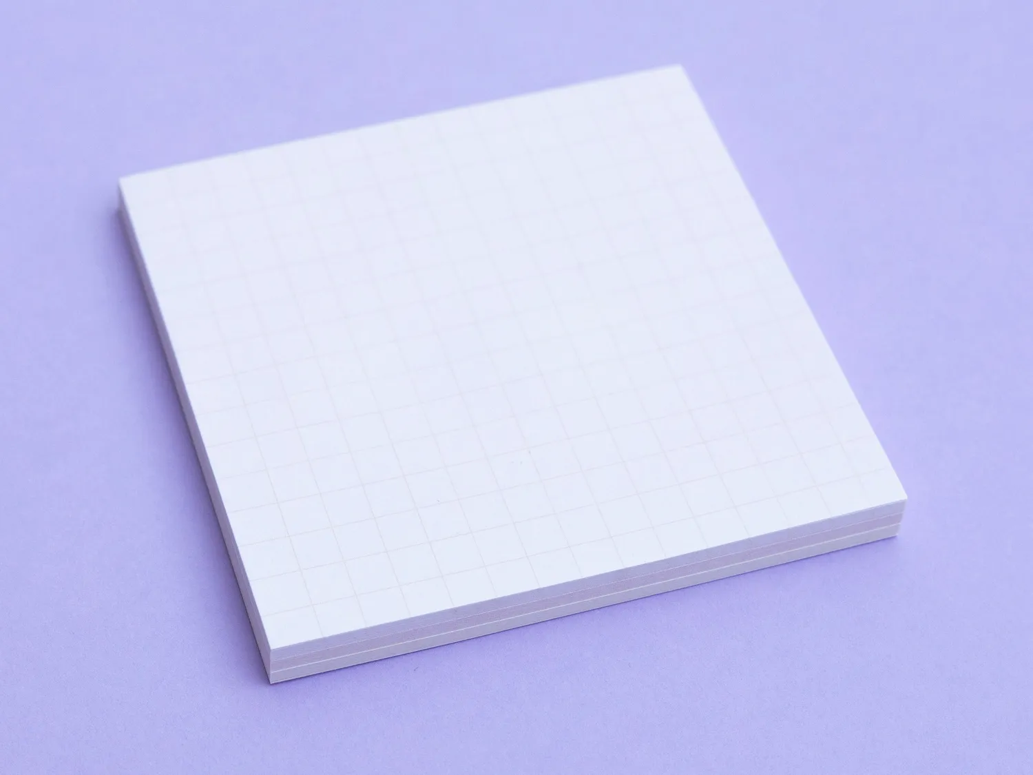 La Petite Epicerie post-it blok roze geruit 7,5 cm 60 vel