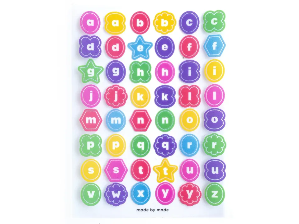 La Petite Epicerie Letterstickers Geometrisch Multicolor