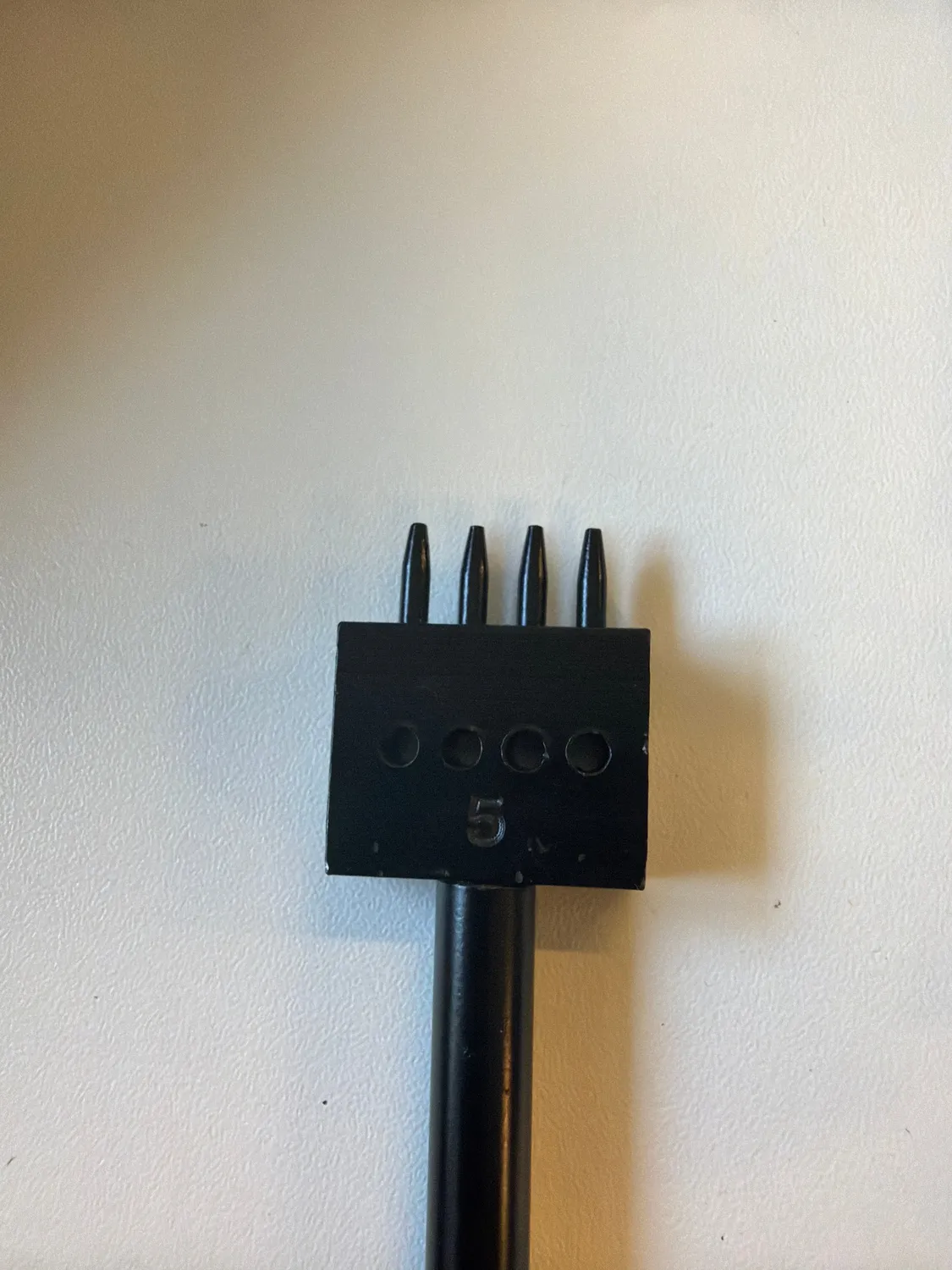 Leather House Pricking Irons 4 mm prikijzerset 3-delig