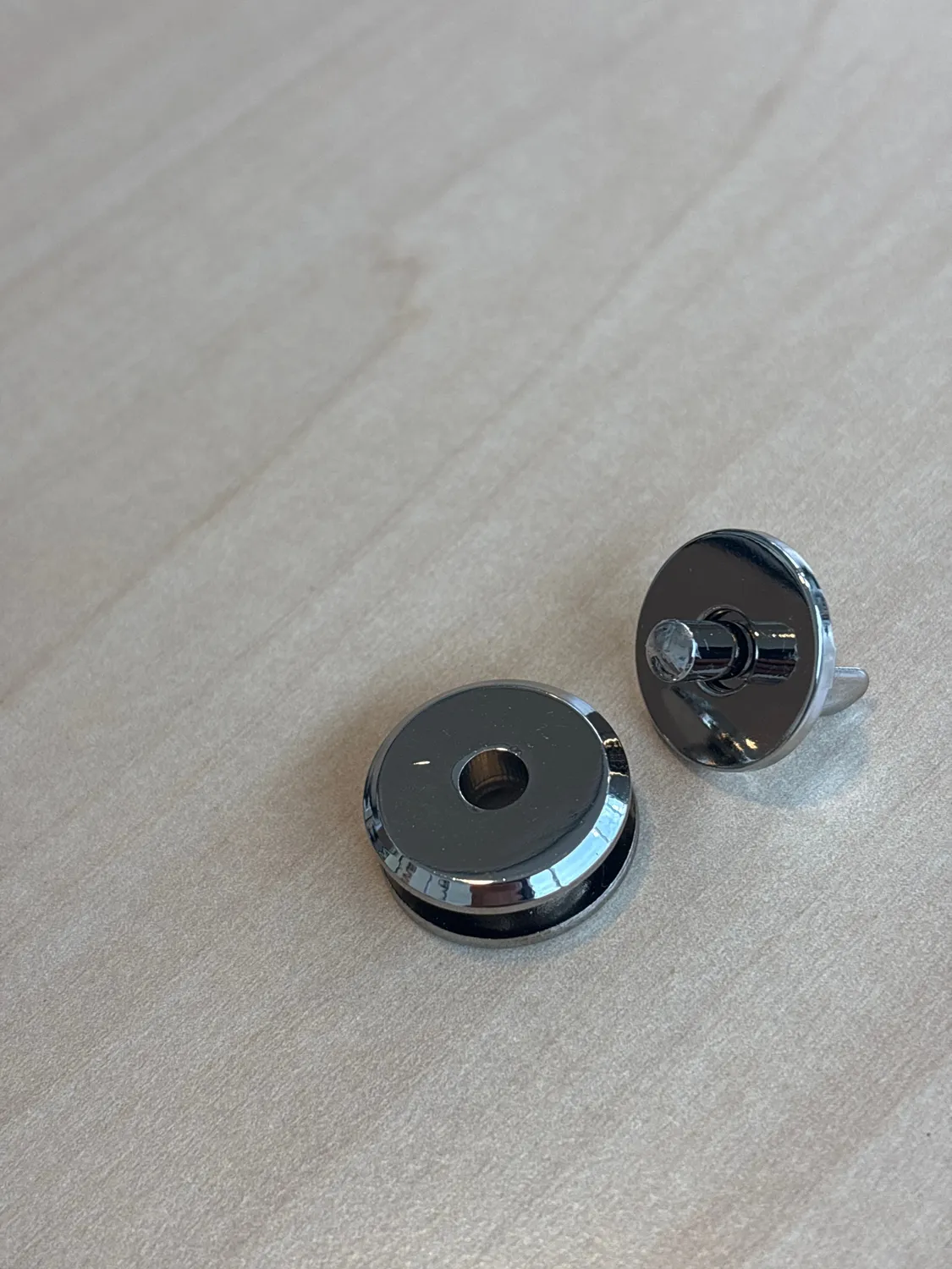 Leather House Magnetic Lock 20mm magneetslot rvs zilver