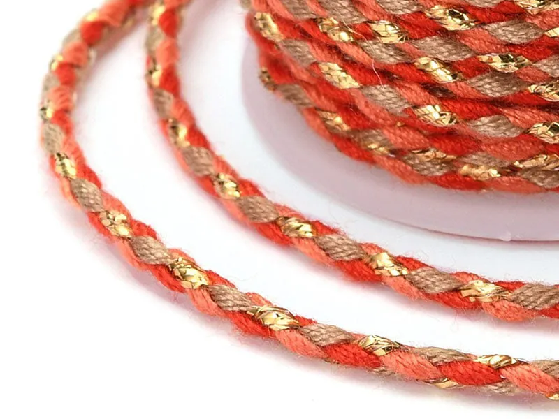 La Petite Epicerie Katoenkoord 1,5mm Koord Rood Mix 4 Meter