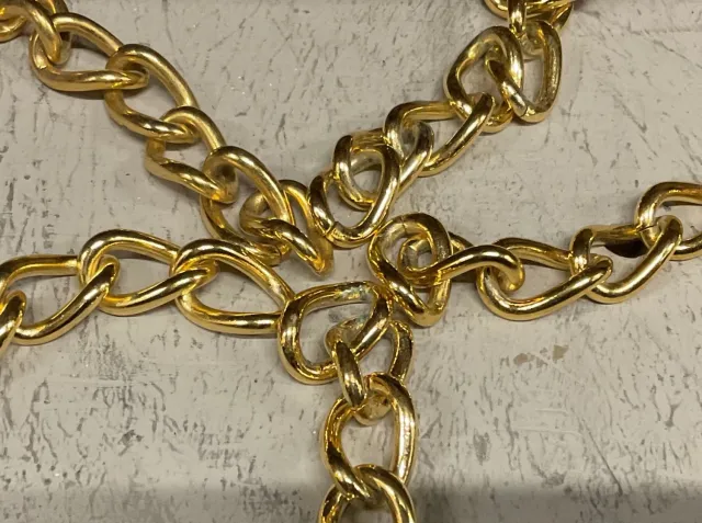 Leather House Chanel Chain 11cm Goud per stuk