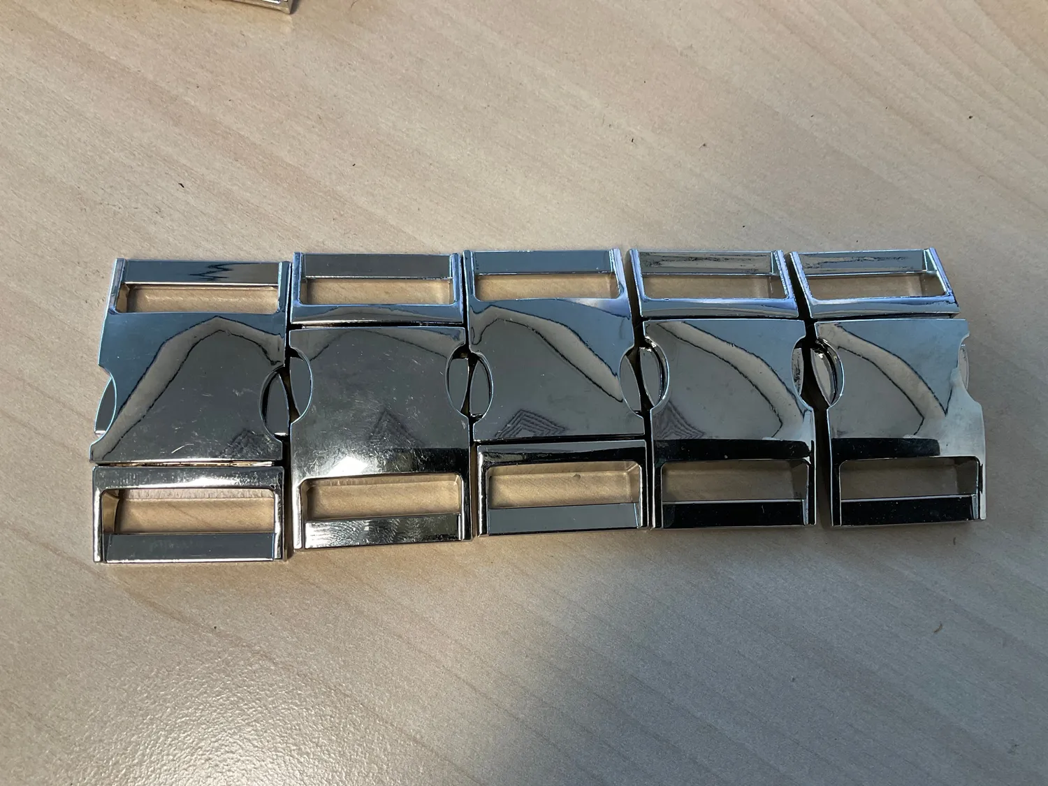 Leather House Gesp 30 mm goud voor tassenriemen