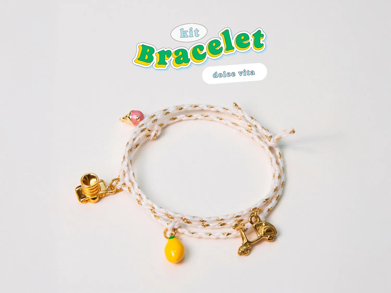 La Petite Epicerie Cassette Dolce Vita Vol 8 armband kit retro