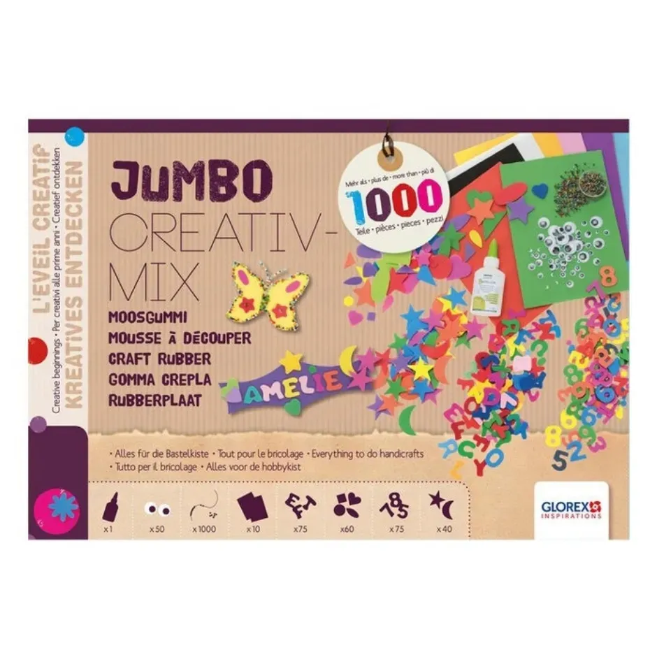 LTC-Leiden Jumbo knutselset foam mix 8-delig