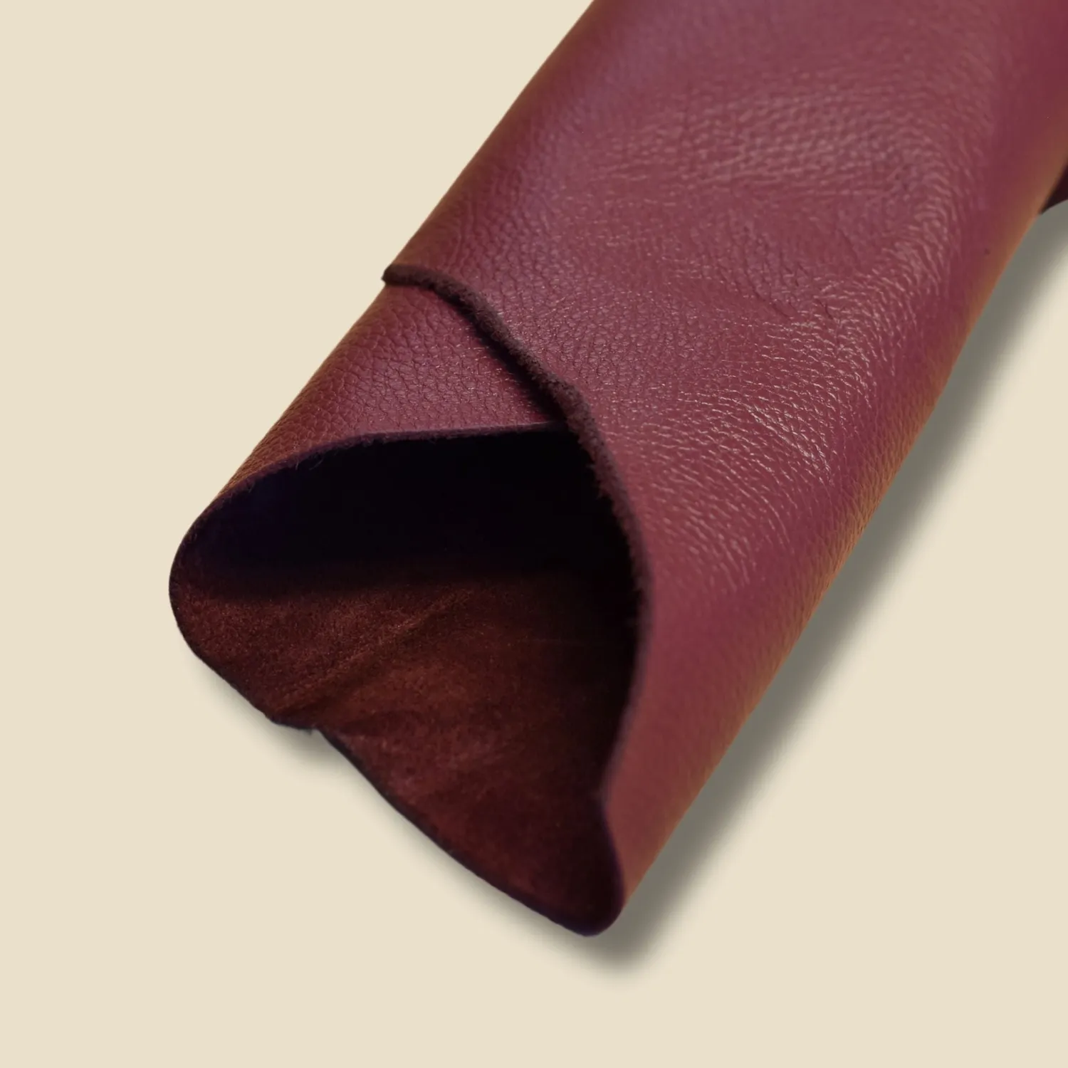 Leather House Floater volnerf leer 1.4mm paneel zwart
