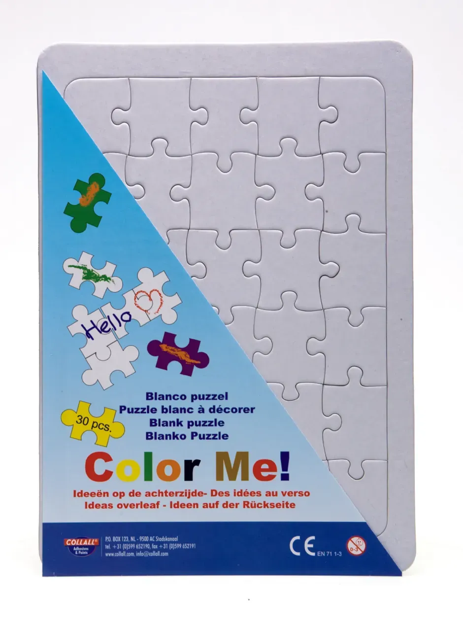 LTC-Leiden Blanco Puzzel A4 30-delig met Inlegframe