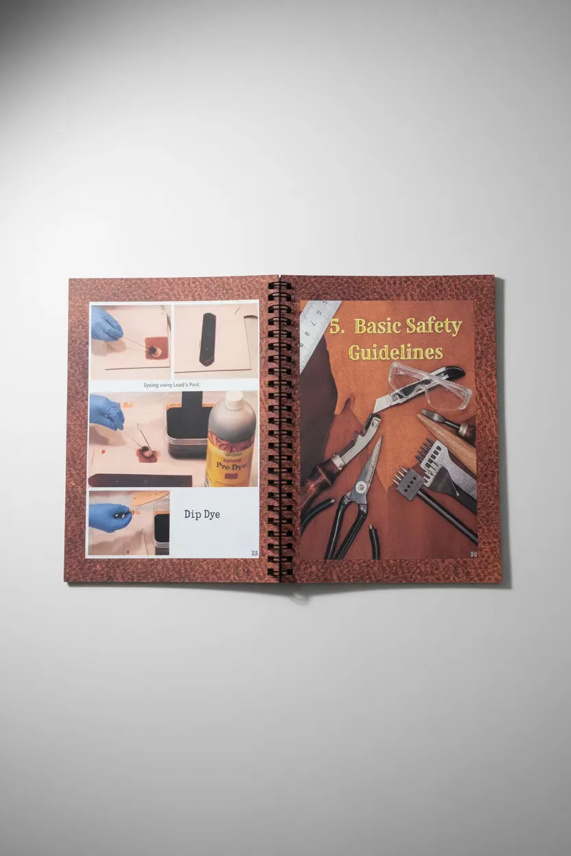 Leather House leerbewerking boek snijden vormen afwerking