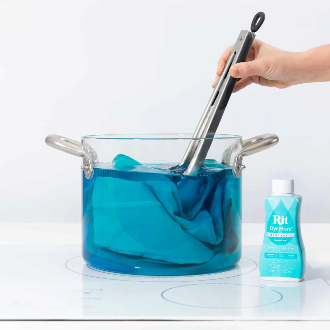 Rit DyeMore Tropical Teal textielverf vloeibaar blauwgroen