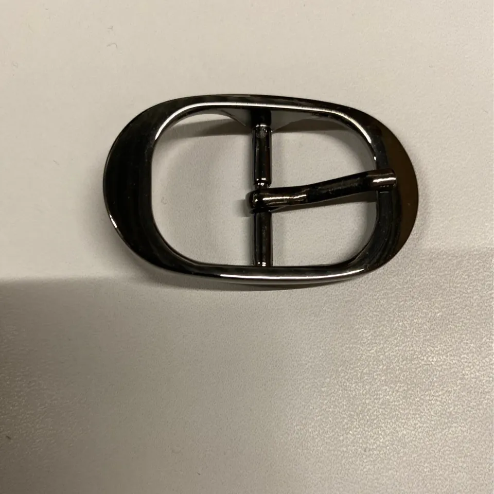 Leather House Buckle Black 20mm gesp zwart 20 mm metaal