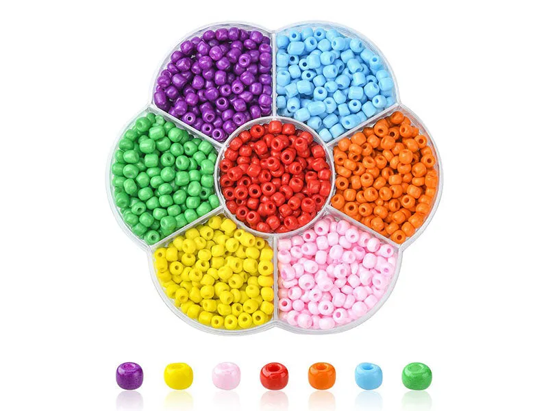La Petite Epicerie rocailles kralendoos 7 kleuren 4 mm