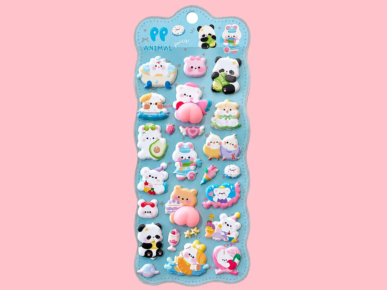 La Petite Epicerie stickers squishy kawaii dieren party time
