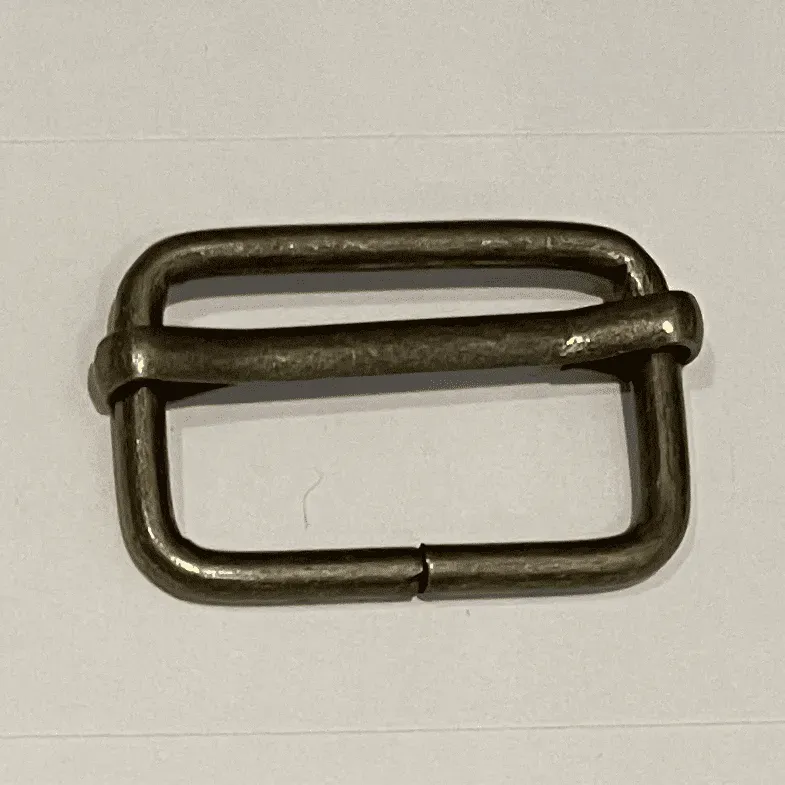 Leather House schuiver brass 25 mm goud verstelbaar