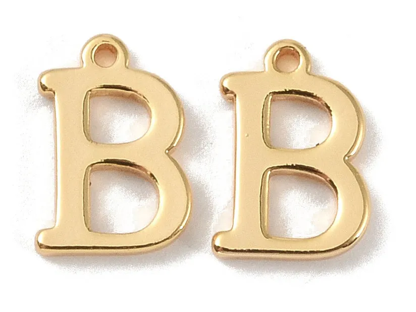 La Petite Epicerie letter B bedel verguld per stuk initiaal