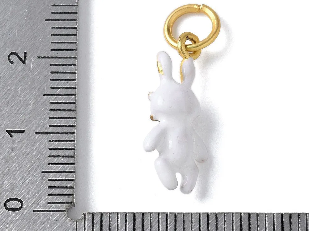 La Petite Epicerie Lapin 3D bedel konijn messing goud per stuk