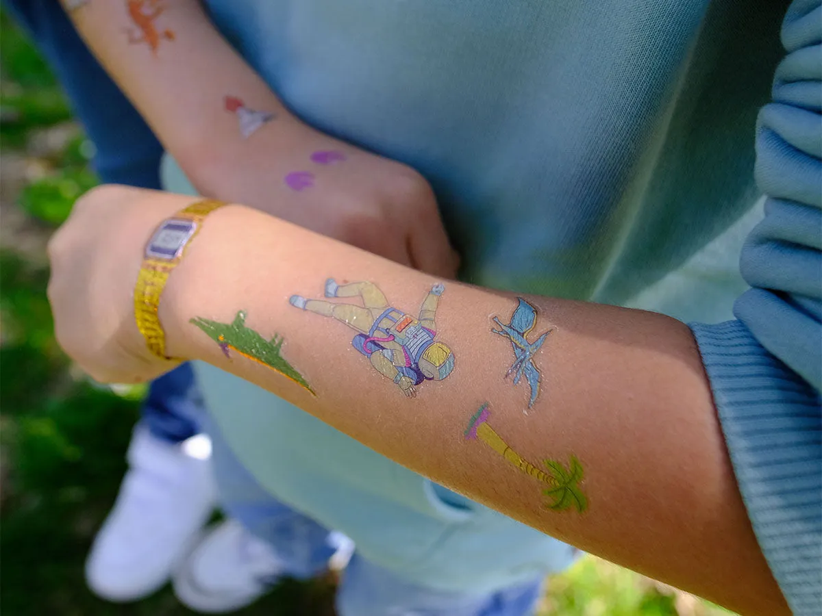 La Petite Epicerie Cosmos tattoos glow in the dark 50 stuks